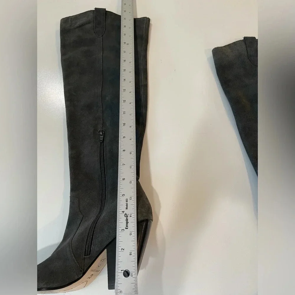 Corso Como Over the knee Suede gray Boots Size 6M